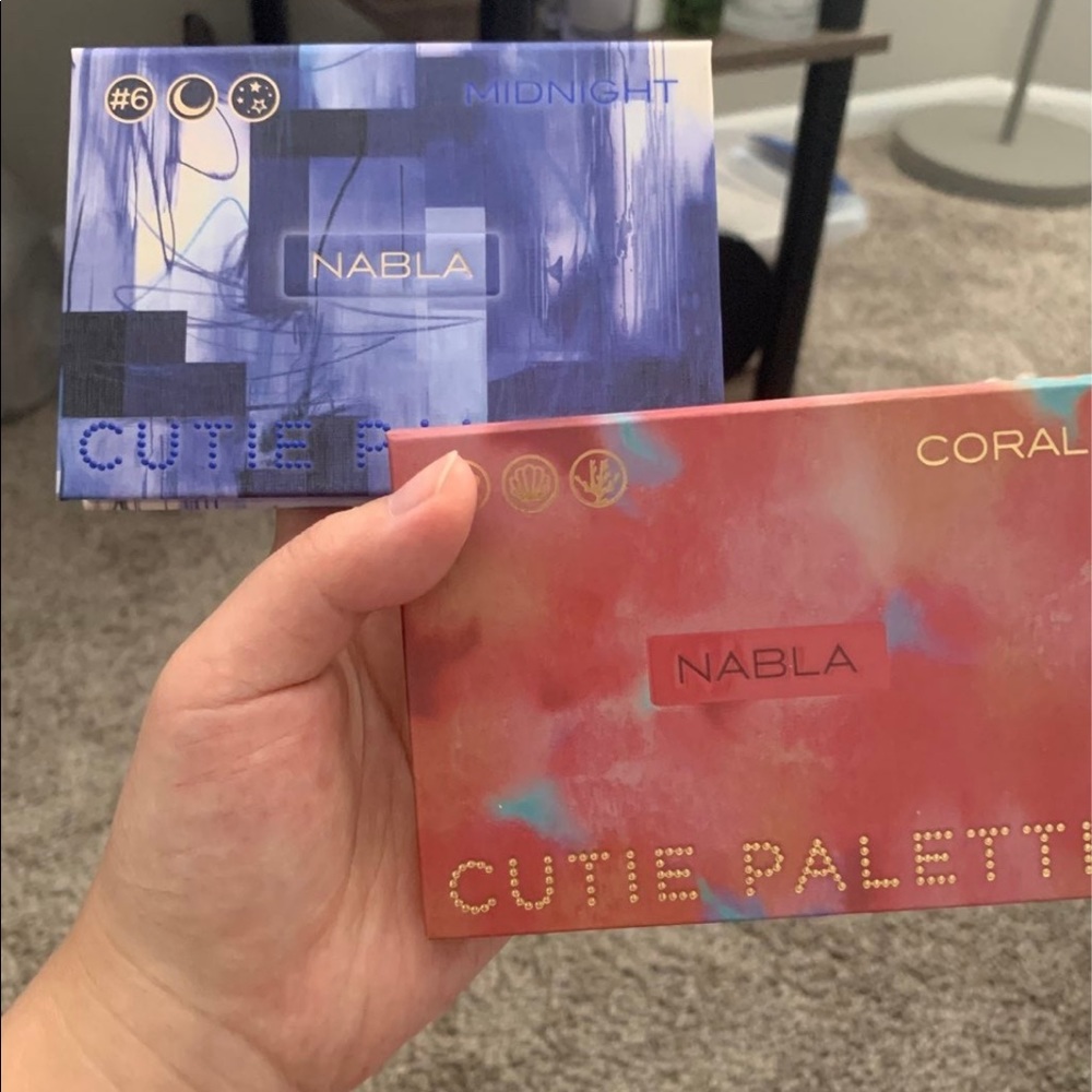 Nabla eyeshadow palette bundle 2 items